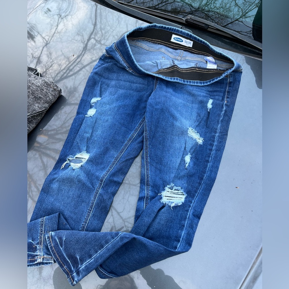Old Navy Rockstar Skinny Stretchy Waistband Jeans
